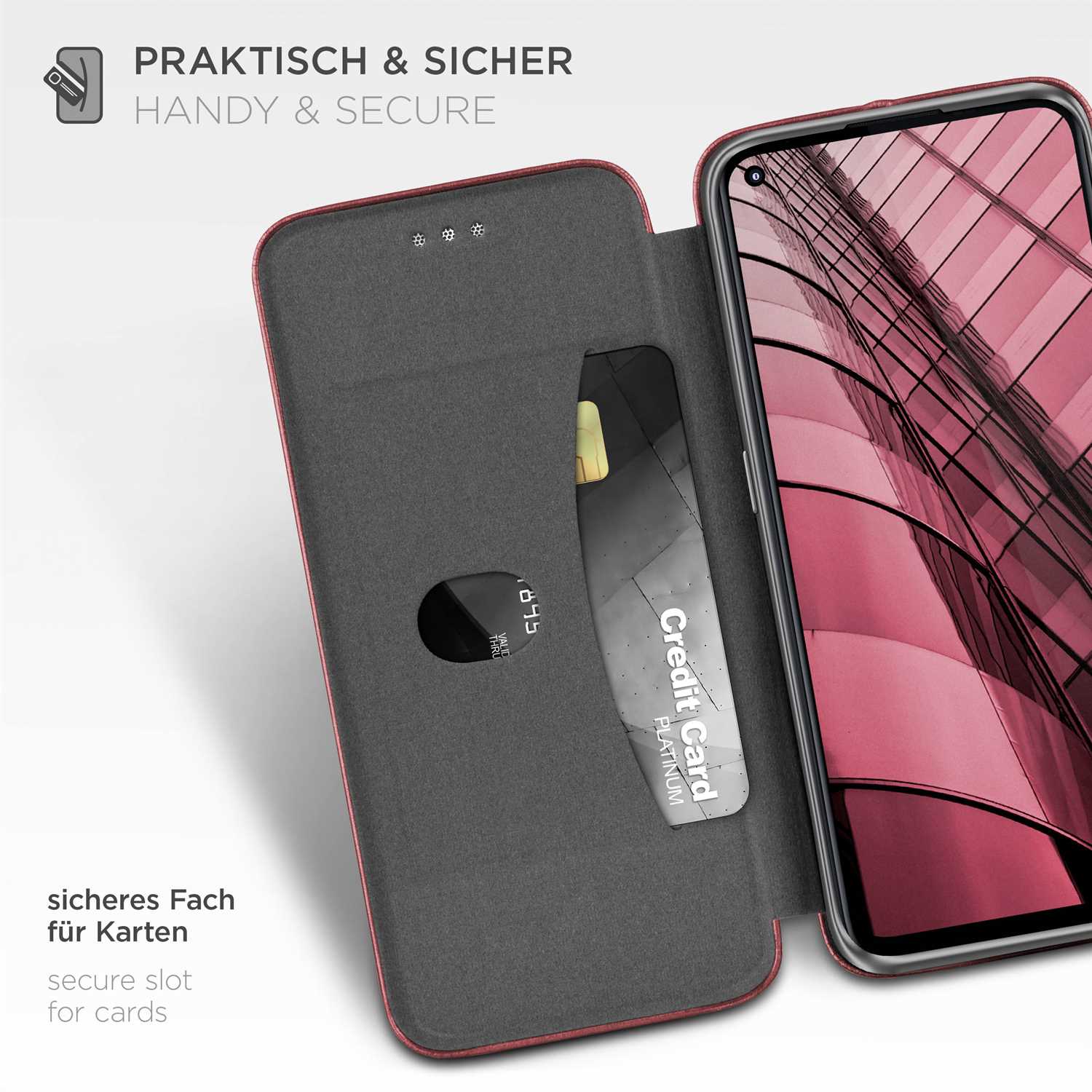ONEFLOW Business Case Motorola Moto G9 Plus Handytasche mit Kartenfach – Weiteres Produktbild 3 ONEFLOW Business Case Motorola Moto G9 Plus Handytasche mit Kartenfach – Weiteres Produktbild 3