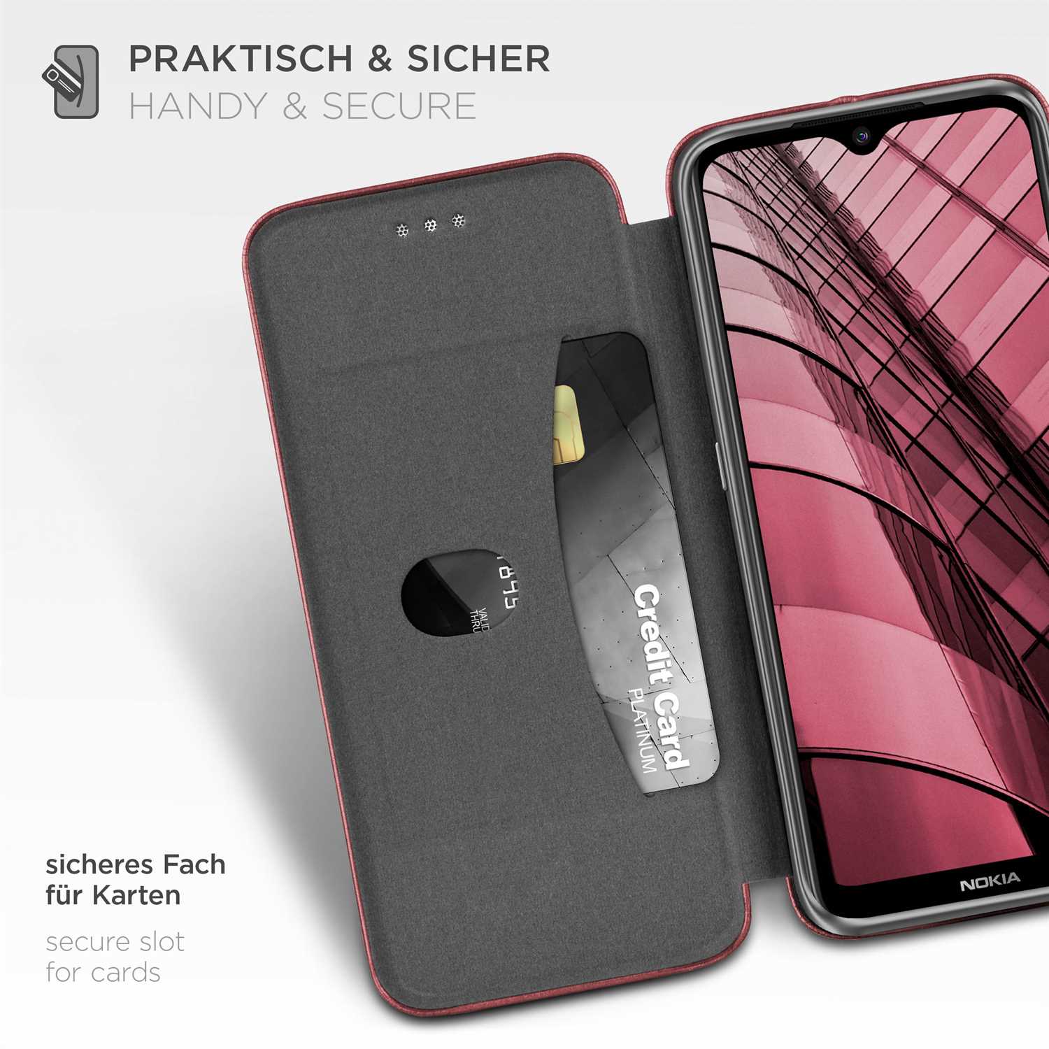 ONEFLOW Business Case Nokia 6.2 Handytasche mit Kartenfach – Weiteres Produktbild 3 ONEFLOW Business Case Nokia 6.2 Handytasche mit Kartenfach – Weiteres Produktbild 3