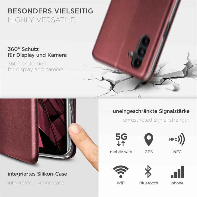 ONEFLOW Business Case Samsung Galaxy A13 5G Handytasche mit Kartenfach – Weiteres Produktbild 3