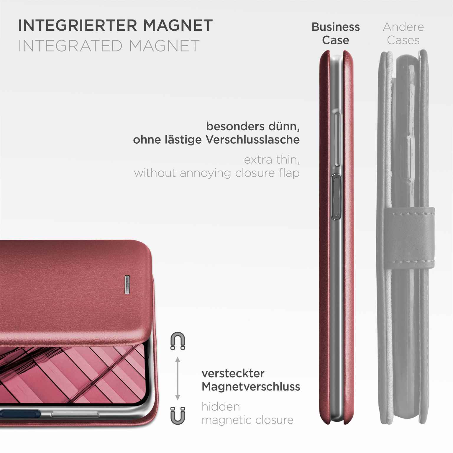 ONEFLOW Business Case Samsung Galaxy A16 (4G) Handytasche mit Kartenfach – Weiteres Produktbild 6 ONEFLOW Business Case Samsung Galaxy A16 (4G) Handytasche mit Kartenfach – Weiteres Produktbild 6