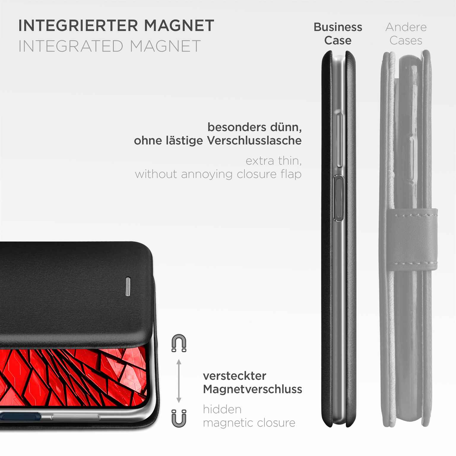 ONEFLOW Business Case Samsung Galaxy A16 5G Handytasche mit Kartenfach – Weiteres Produktbild 6