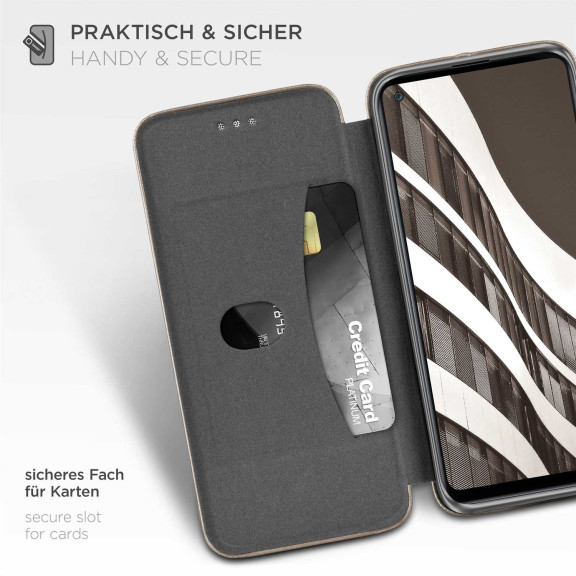 ONEFLOW Business Case Samsung Galaxy A21s Handytasche mit Kartenfach – Weiteres Produktbild 3