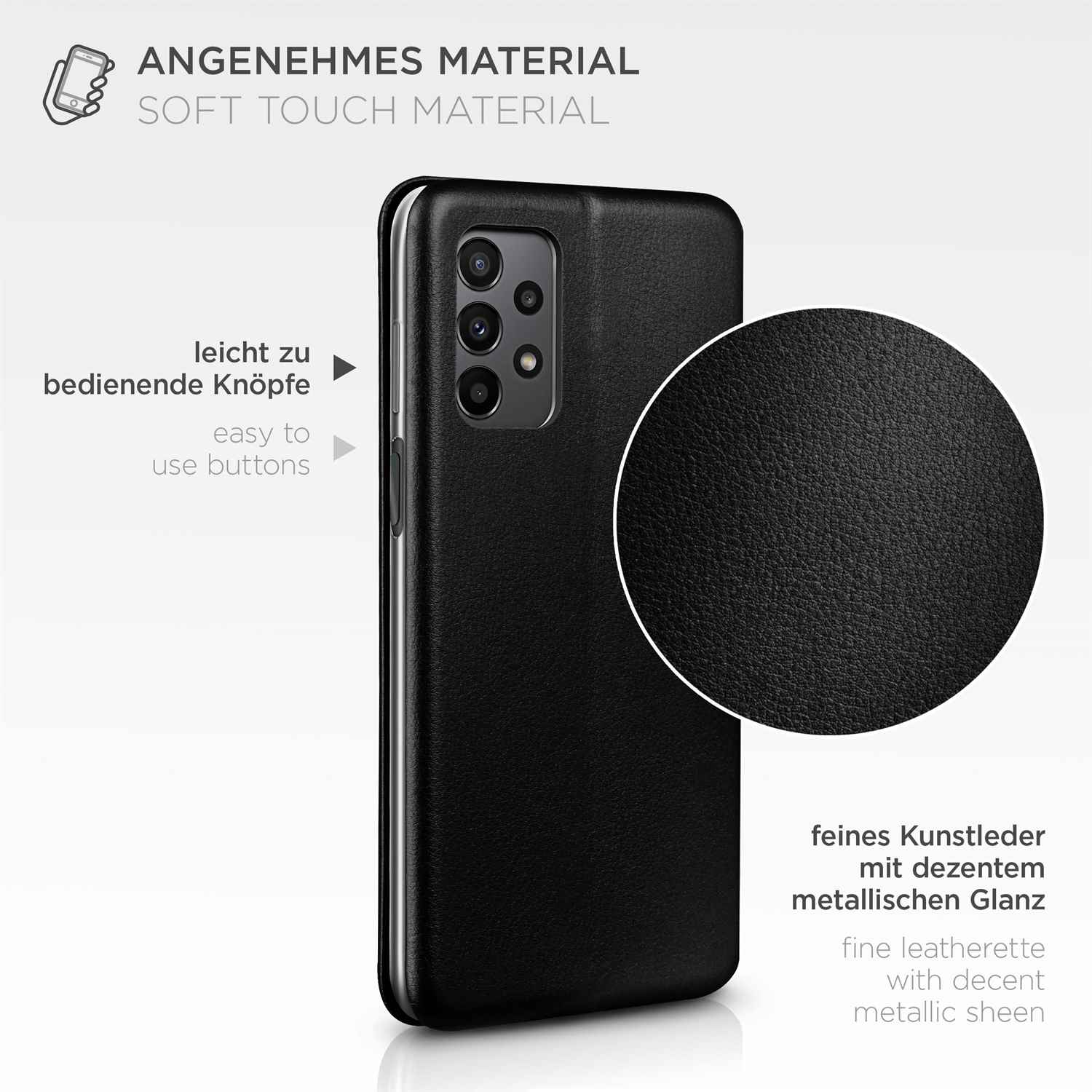 ONEFLOW Business Case Samsung Galaxy A23 5G Handytasche mit Kartenfach – Weiteres Produktbild 5