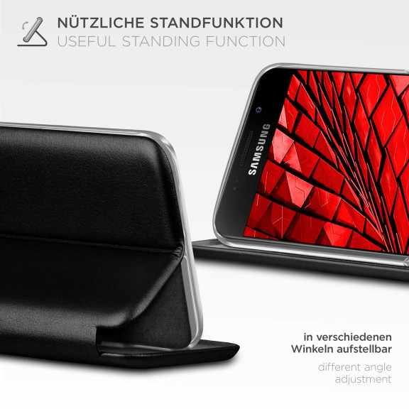 ONEFLOW Business Case Samsung Galaxy A3 (2016) Handytasche mit Kartenfach – Weiteres Produktbild 2