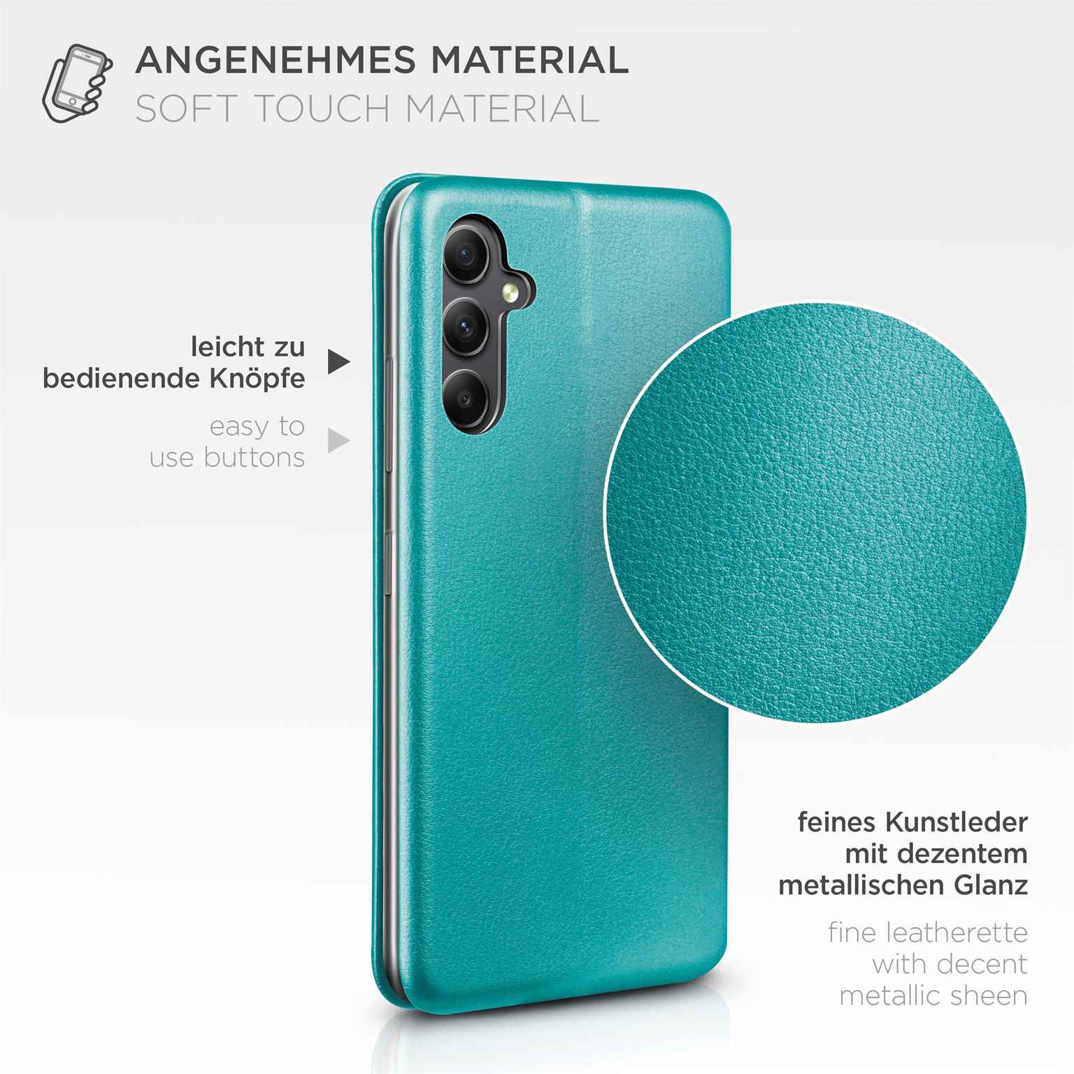 ONEFLOW Business Case Samsung Galaxy A34 5G Handytasche mit Kartenfach – Weiteres Produktbild 5 ONEFLOW Business Case Samsung Galaxy A34 5G Handytasche mit Kartenfach – Weiteres Produktbild 5