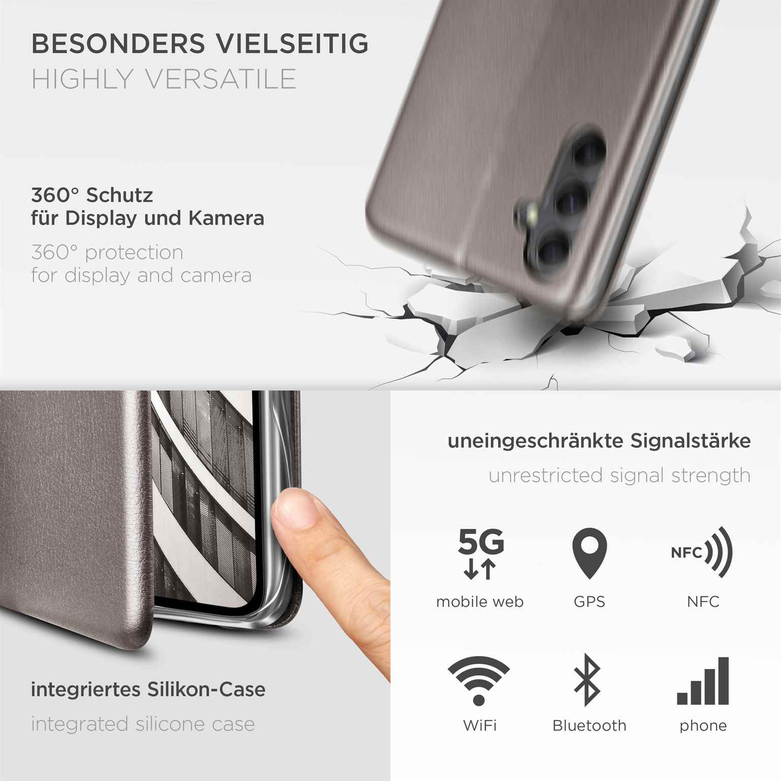ONEFLOW Business Case Samsung Galaxy A34 5G Handytasche mit Kartenfach – Weiteres Produktbild 4 ONEFLOW Business Case Samsung Galaxy A34 5G Handytasche mit Kartenfach – Weiteres Produktbild 4