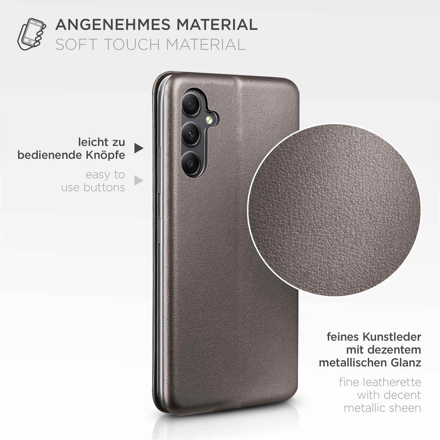 ONEFLOW Business Case Samsung Galaxy A34 5G Handytasche mit Kartenfach – Weiteres Produktbild 5 ONEFLOW Business Case Samsung Galaxy A34 5G Handytasche mit Kartenfach – Weiteres Produktbild 5