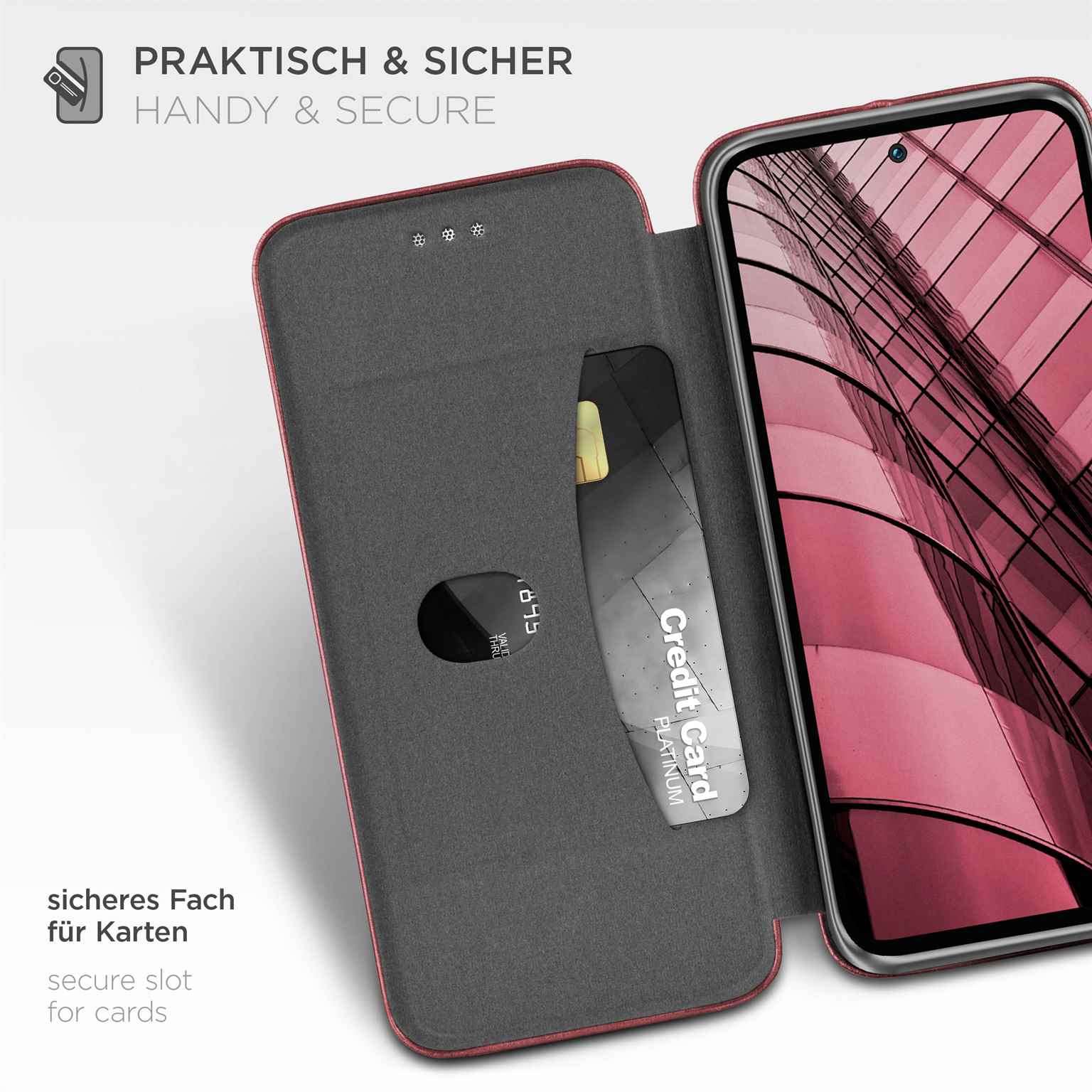 ONEFLOW Business Case Samsung Galaxy A35 5G Handytasche mit Kartenfach – Weiteres Produktbild 3