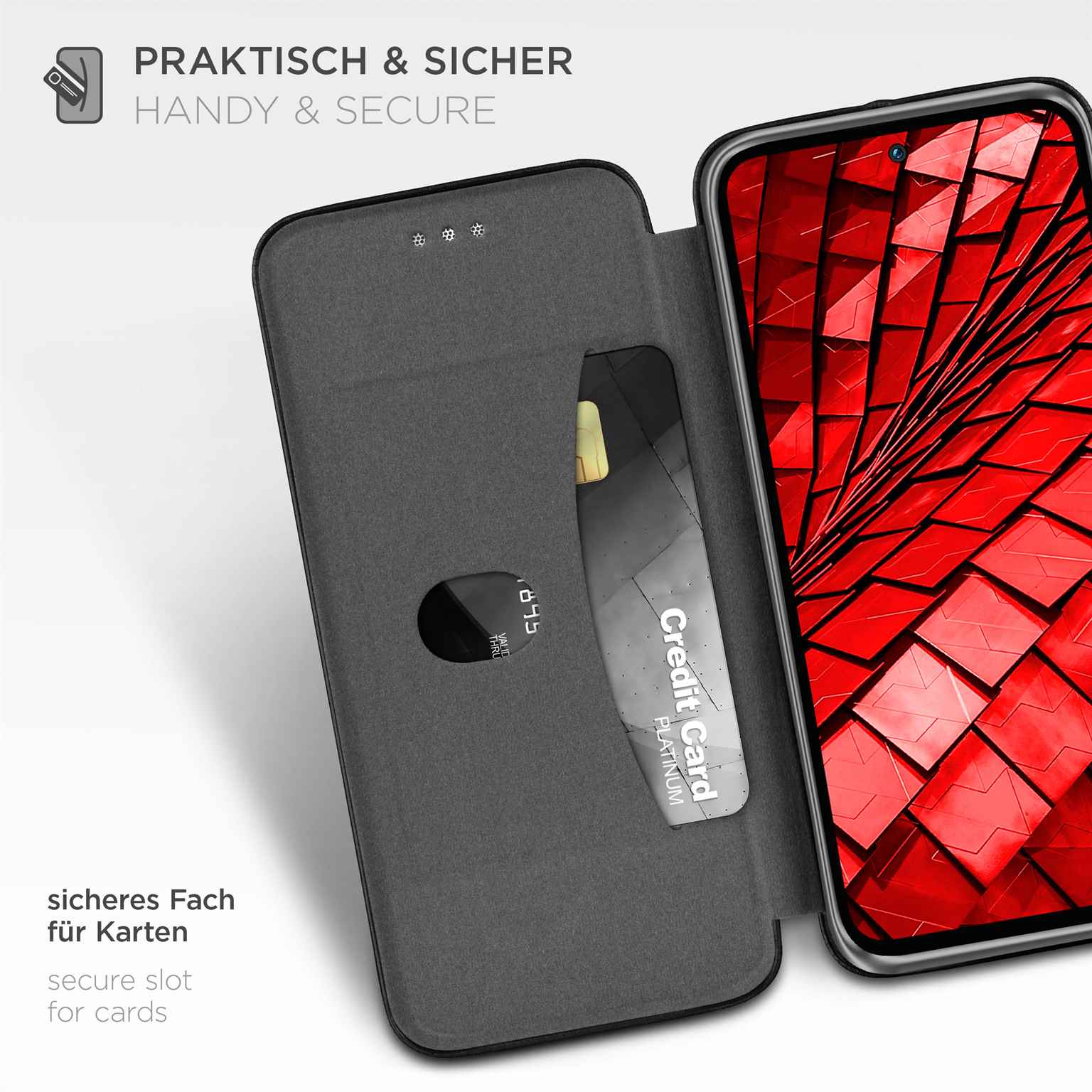 ONEFLOW Business Case Samsung Galaxy A35 5G Handytasche mit Kartenfach – Weiteres Produktbild 3