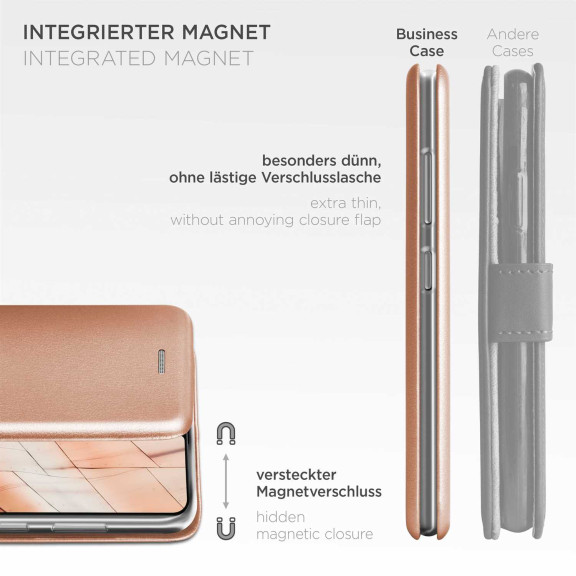 ONEFLOW Business Case Samsung Galaxy A41 Handytasche mit Kartenfach – Weiteres Produktbild 6