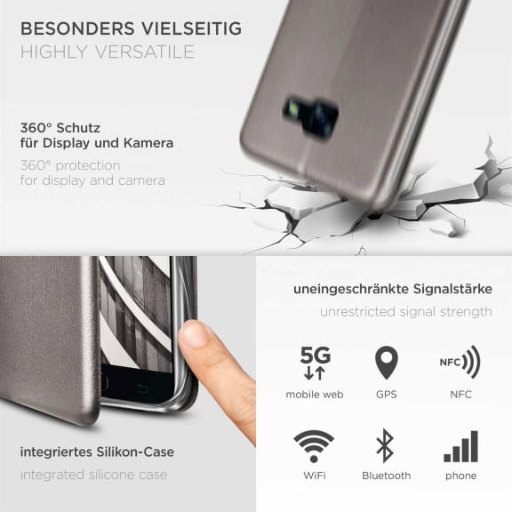 ONEFLOW Business Case Samsung Galaxy A5 (2017) Handytasche mit Kartenfach – Weiteres Produktbild 4 ONEFLOW Business Case Samsung Galaxy A5 (2017) Handytasche mit Kartenfach – Weiteres Produktbild 4