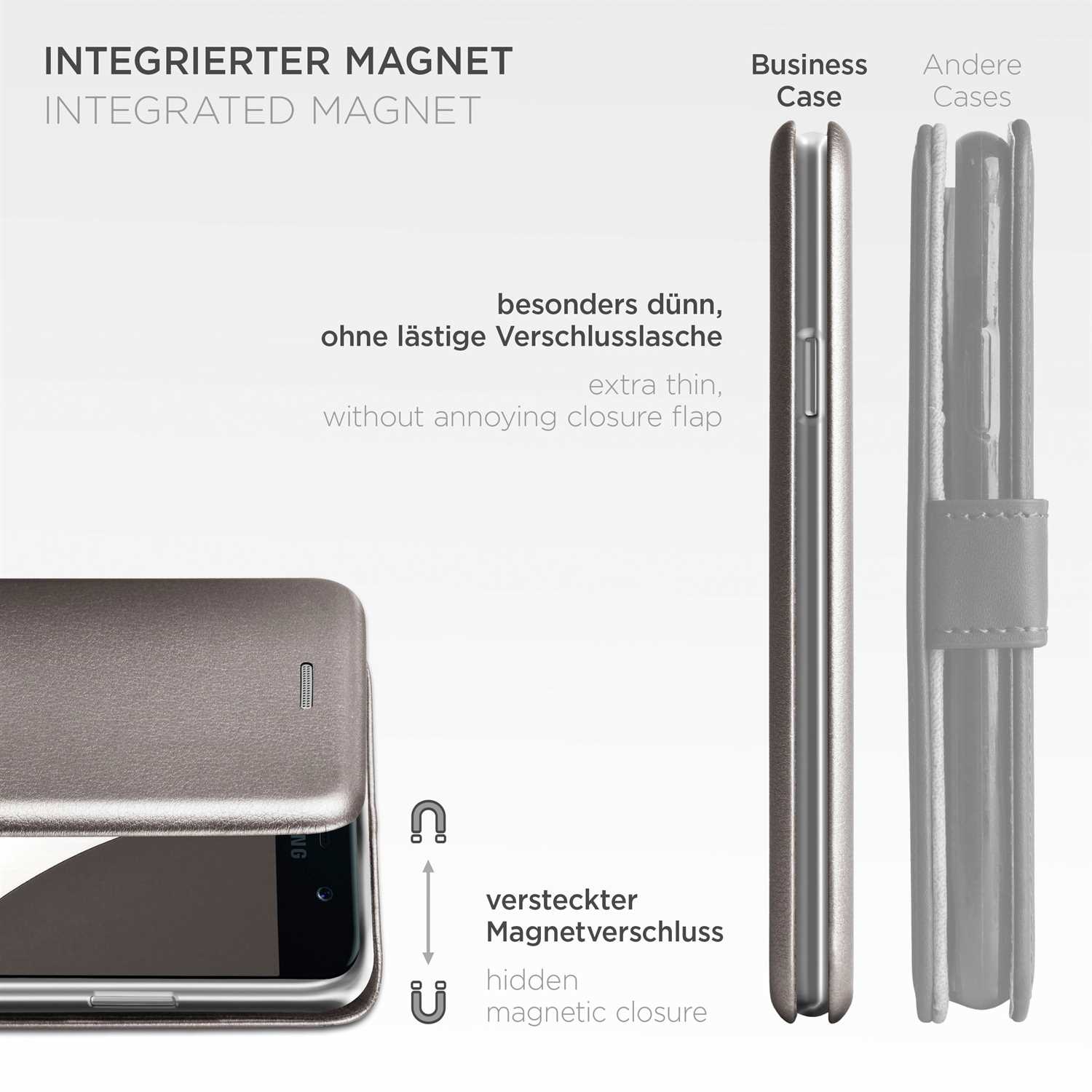 ONEFLOW Business Case Samsung Galaxy A5 (2017) Handytasche mit Kartenfach – Weiteres Produktbild 6 ONEFLOW Business Case Samsung Galaxy A5 (2017) Handytasche mit Kartenfach – Weiteres Produktbild 6