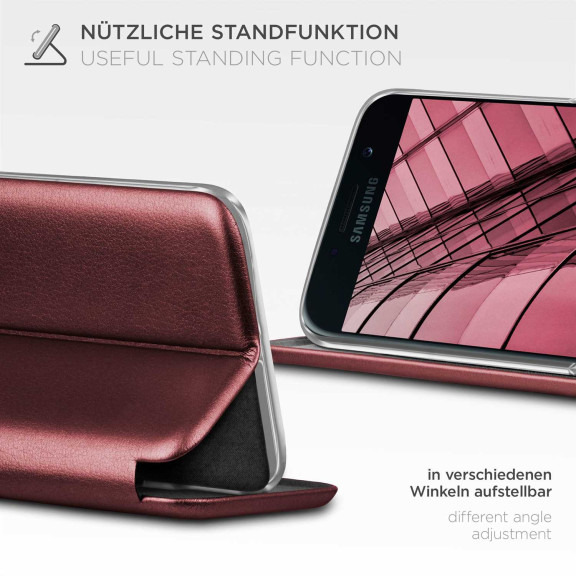 ONEFLOW Business Case Samsung Galaxy A5 (2017) Handytasche mit Kartenfach – Weiteres Produktbild 2