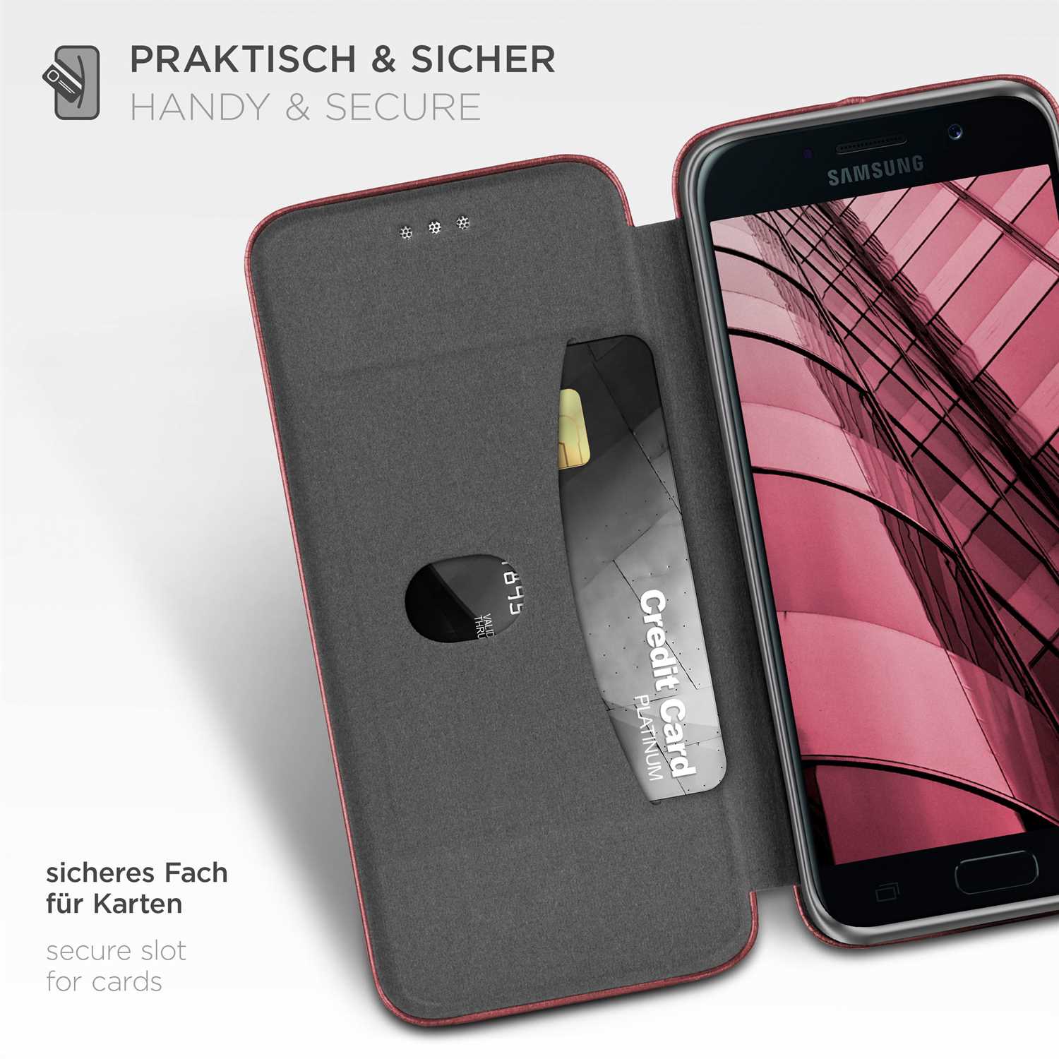 ONEFLOW Business Case Samsung Galaxy A5 (2017) Handytasche mit Kartenfach – Weiteres Produktbild 3 ONEFLOW Business Case Samsung Galaxy A5 (2017) Handytasche mit Kartenfach – Weiteres Produktbild 3