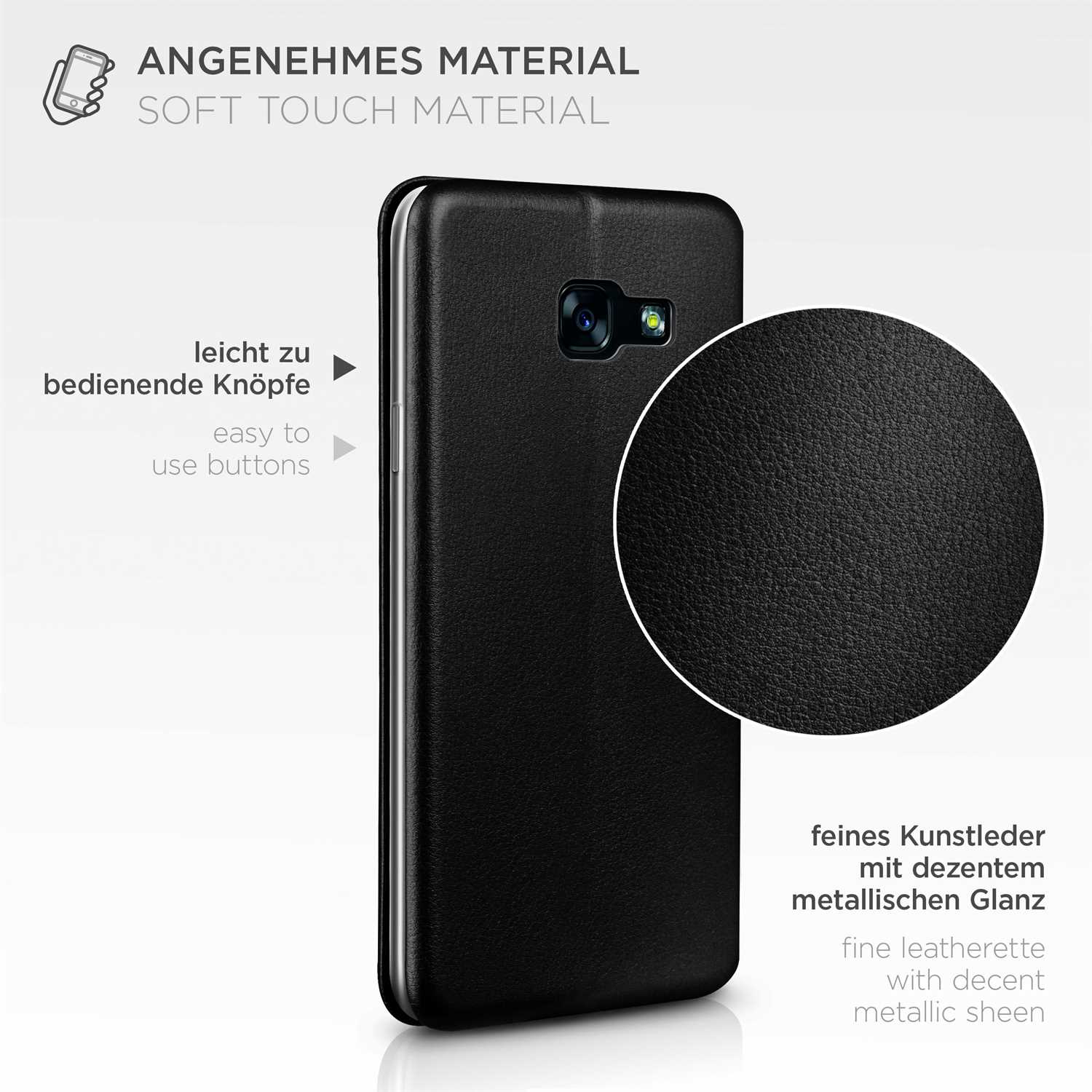 ONEFLOW Business Case Samsung Galaxy A5 (2017) Handytasche mit Kartenfach – Weiteres Produktbild 4