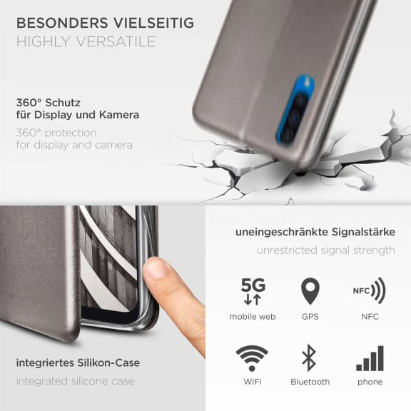 ONEFLOW Business Case Samsung Galaxy A50 Handytasche mit Kartenfach – Weiteres Produktbild 4 ONEFLOW Business Case Samsung Galaxy A50 Handytasche mit Kartenfach – Weiteres Produktbild 4