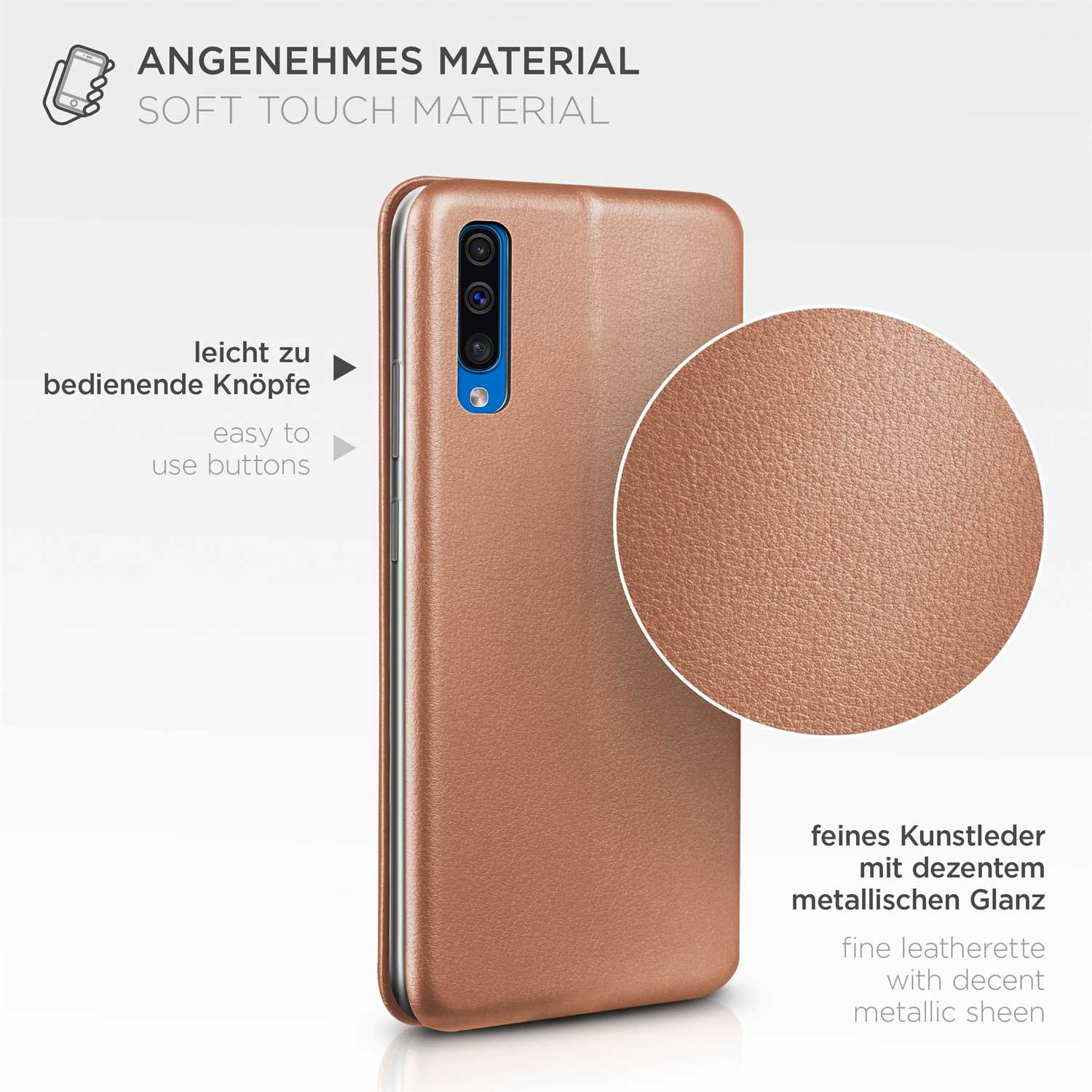 ONEFLOW Business Case Samsung Galaxy A50 Handytasche mit Kartenfach – Weiteres Produktbild 5