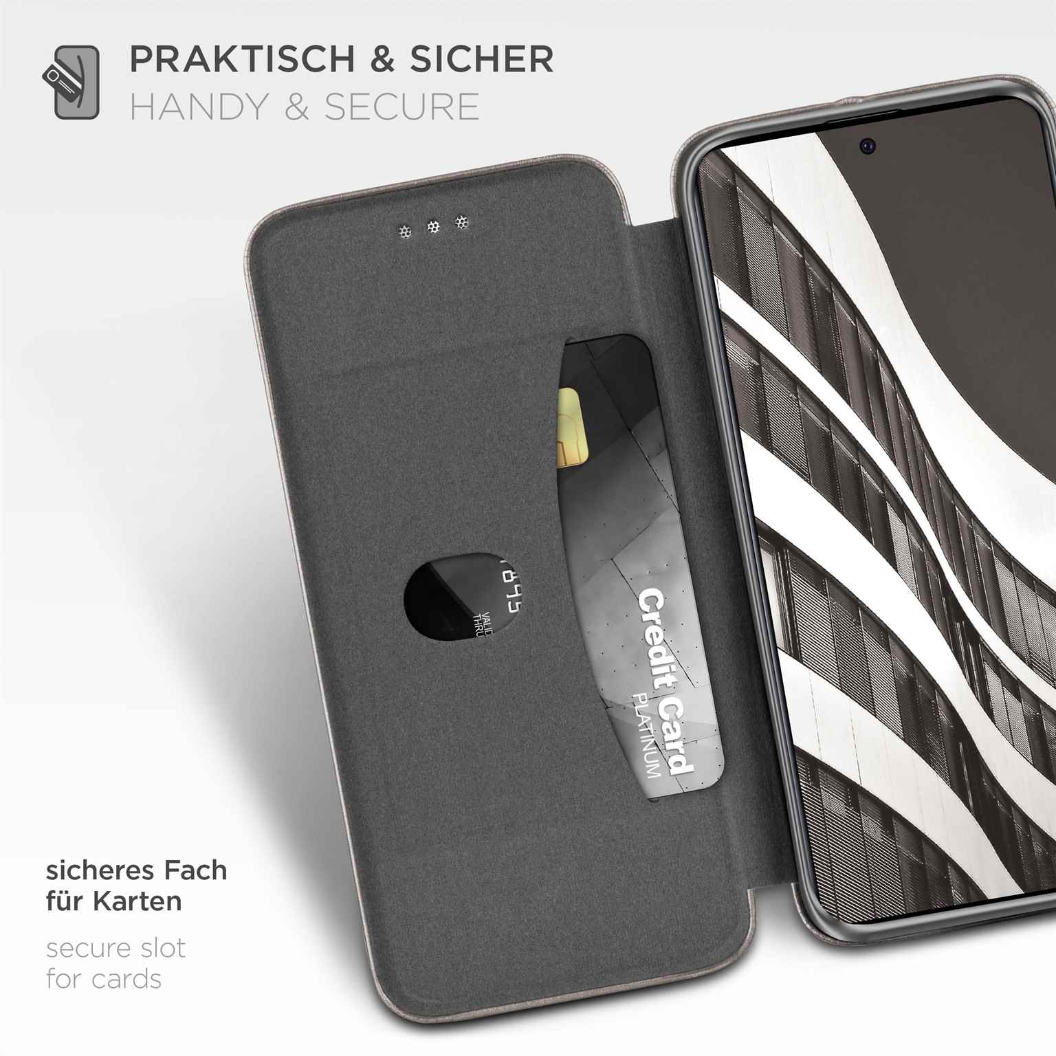 ONEFLOW Business Case Samsung Galaxy A51 Handytasche mit Kartenfach – Weiteres Produktbild 3