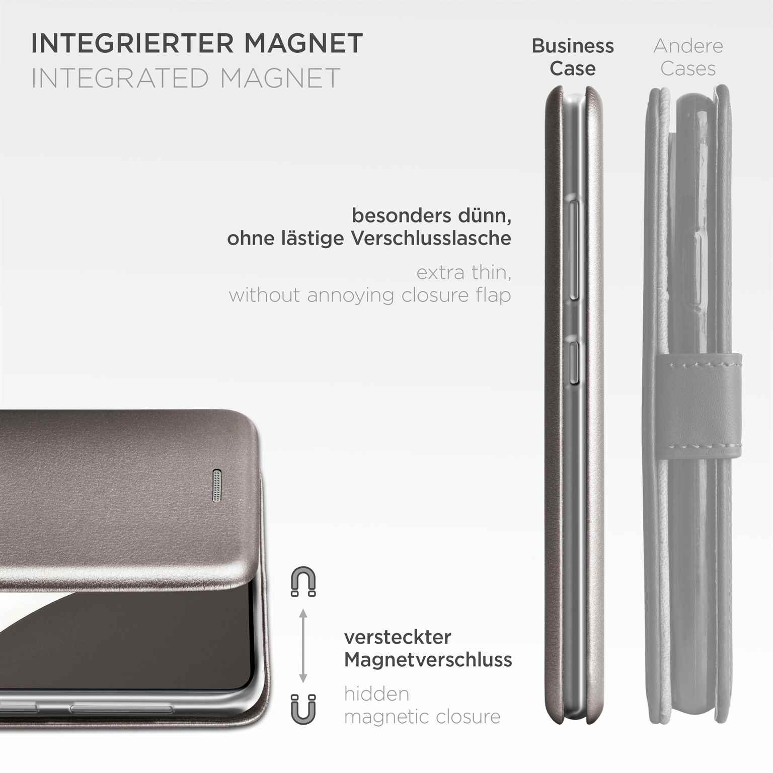 ONEFLOW Business Case Samsung Galaxy A51 Handytasche mit Kartenfach – Weiteres Produktbild 6