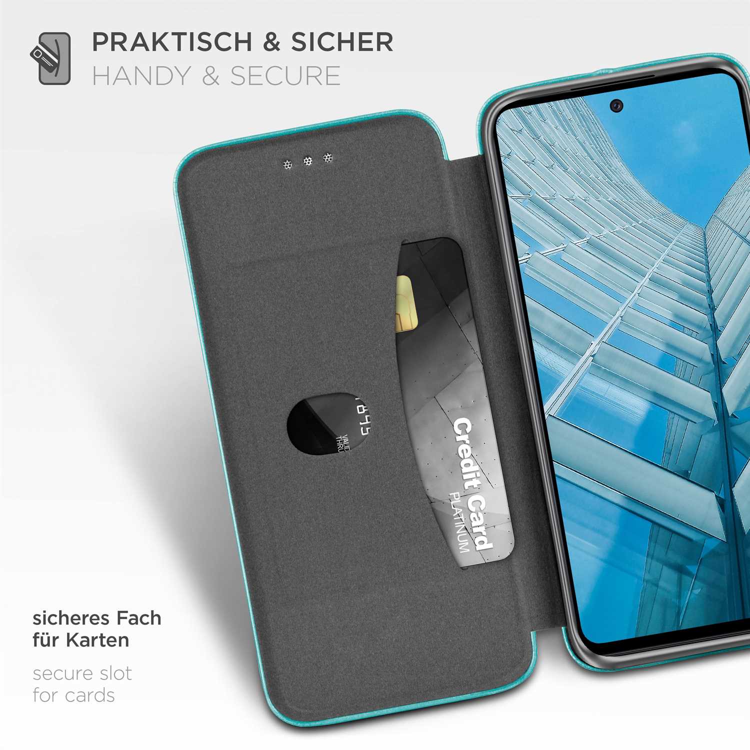 ONEFLOW Business Case Samsung Galaxy A52 5G Handytasche mit Kartenfach – Weiteres Produktbild 2