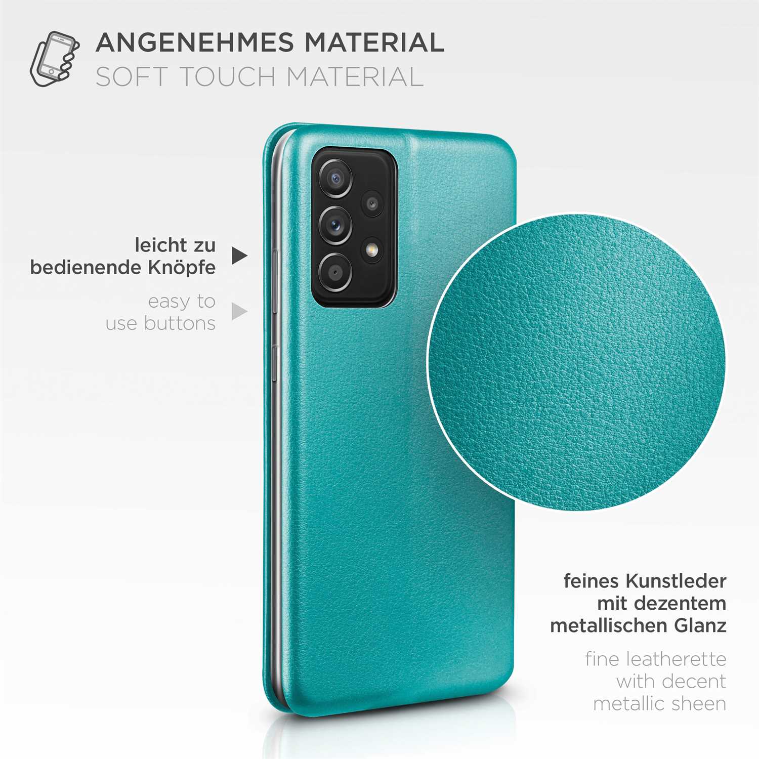 ONEFLOW Business Case Samsung Galaxy A52 5G Handytasche mit Kartenfach – Weiteres Produktbild 4