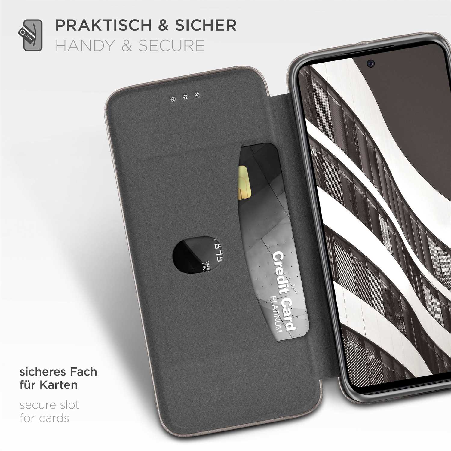 ONEFLOW Business Case Samsung Galaxy A52 5G Handytasche mit Kartenfach – Weiteres Produktbild 2