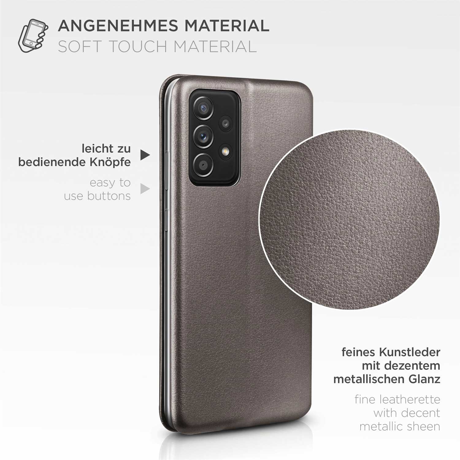 ONEFLOW Business Case Samsung Galaxy A52 5G Handytasche mit Kartenfach – Weiteres Produktbild 4