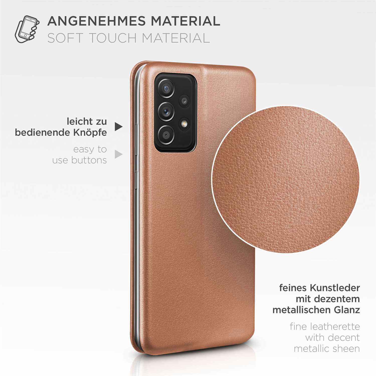 ONEFLOW Business Case Samsung Galaxy A52 5G Handytasche mit Kartenfach – Weiteres Produktbild 4