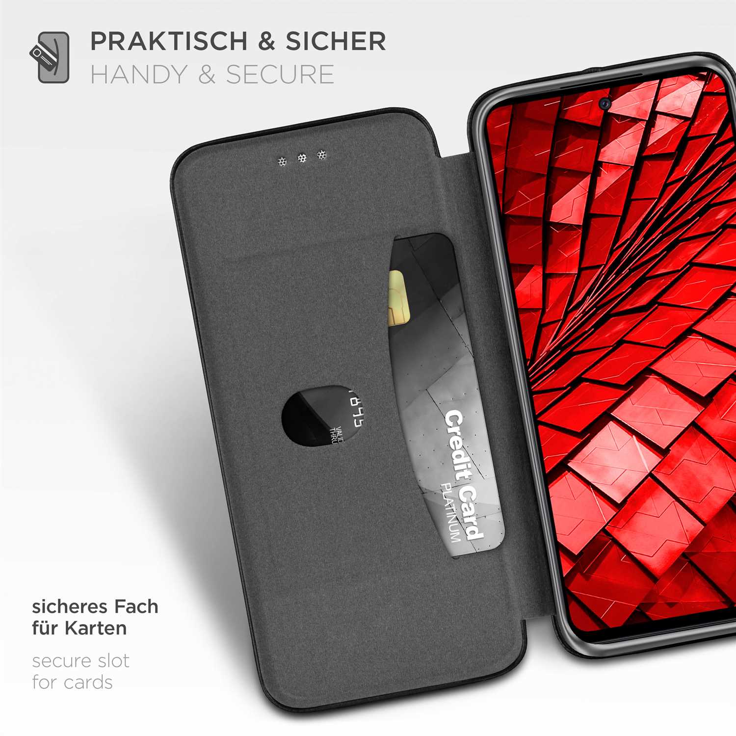 ONEFLOW Business Case Samsung Galaxy A52 5G Handytasche mit Kartenfach – Weiteres Produktbild 2