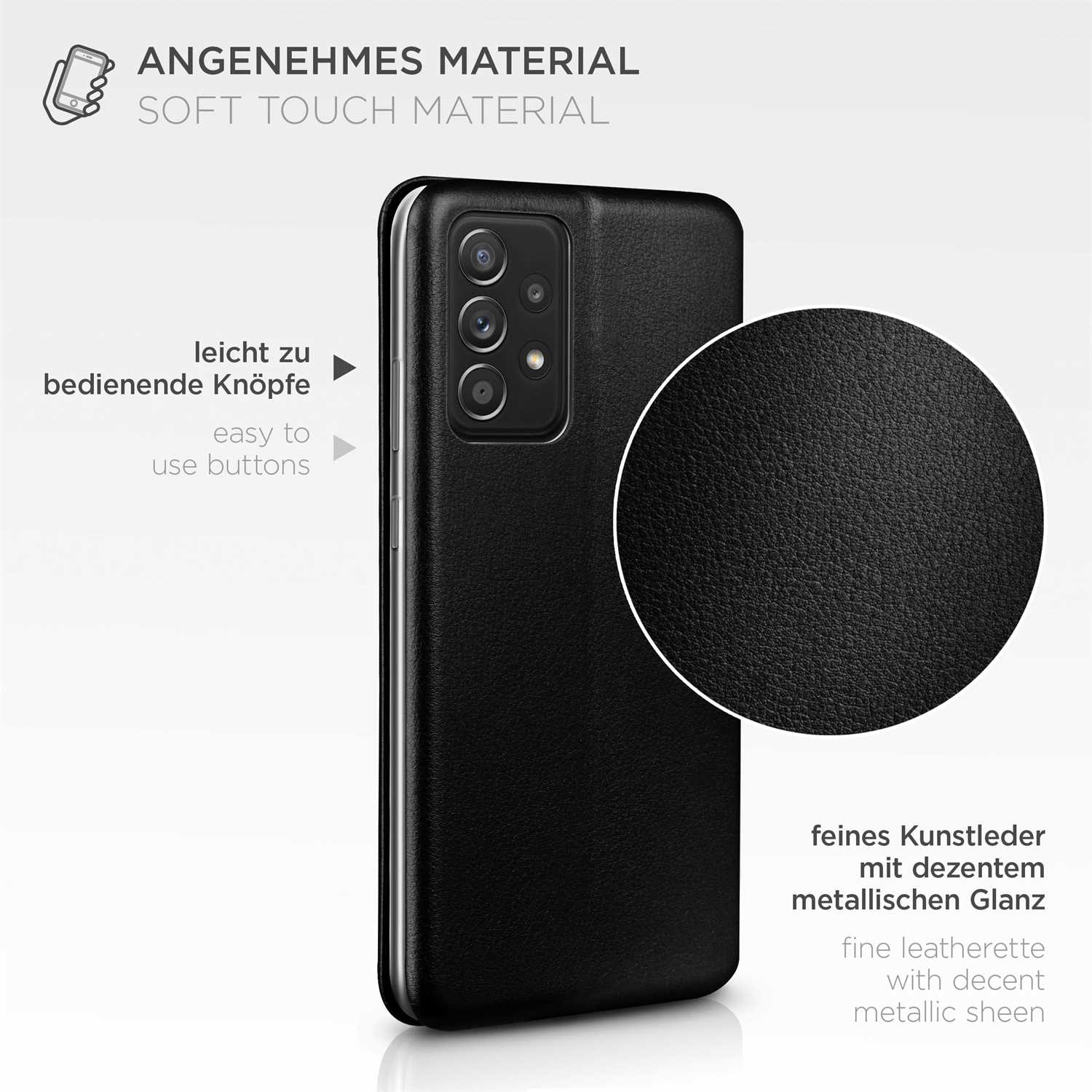 ONEFLOW Business Case Samsung Galaxy A52 5G Handytasche mit Kartenfach – Weiteres Produktbild 4