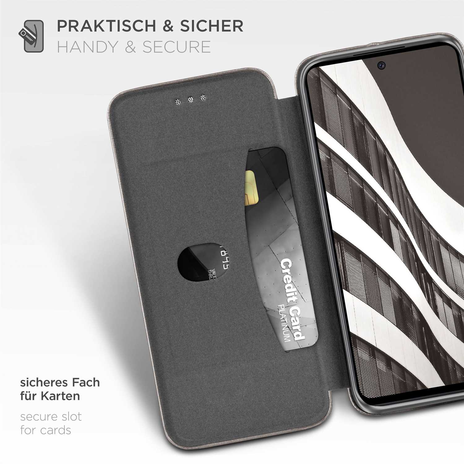 ONEFLOW Business Case Samsung Galaxy A52s 5G Handytasche mit Kartenfach – Weiteres Produktbild 2