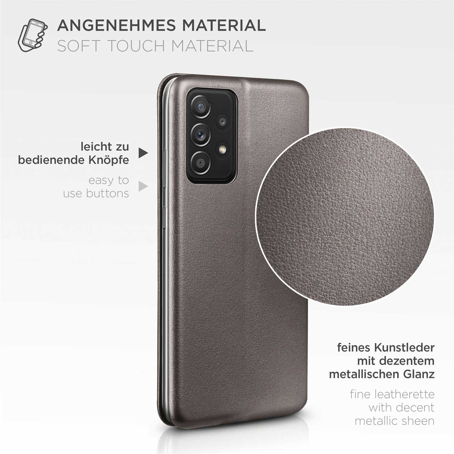 ONEFLOW Business Case Samsung Galaxy A52s 5G Handytasche mit Kartenfach – Weiteres Produktbild 4