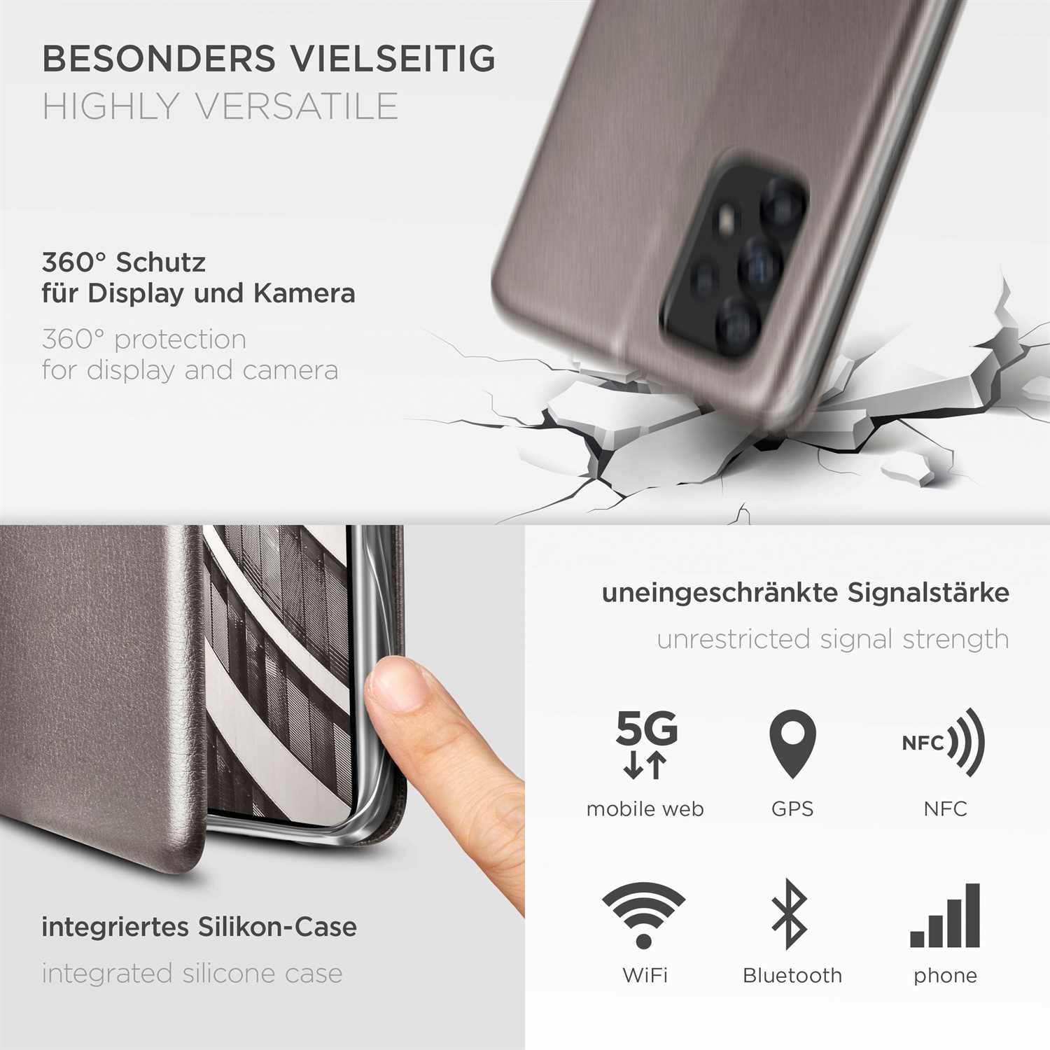 ONEFLOW Business Case Samsung Galaxy A53 5G Handytasche mit Kartenfach – Weiteres Produktbild 4 ONEFLOW Business Case Samsung Galaxy A53 5G Handytasche mit Kartenfach – Weiteres Produktbild 4