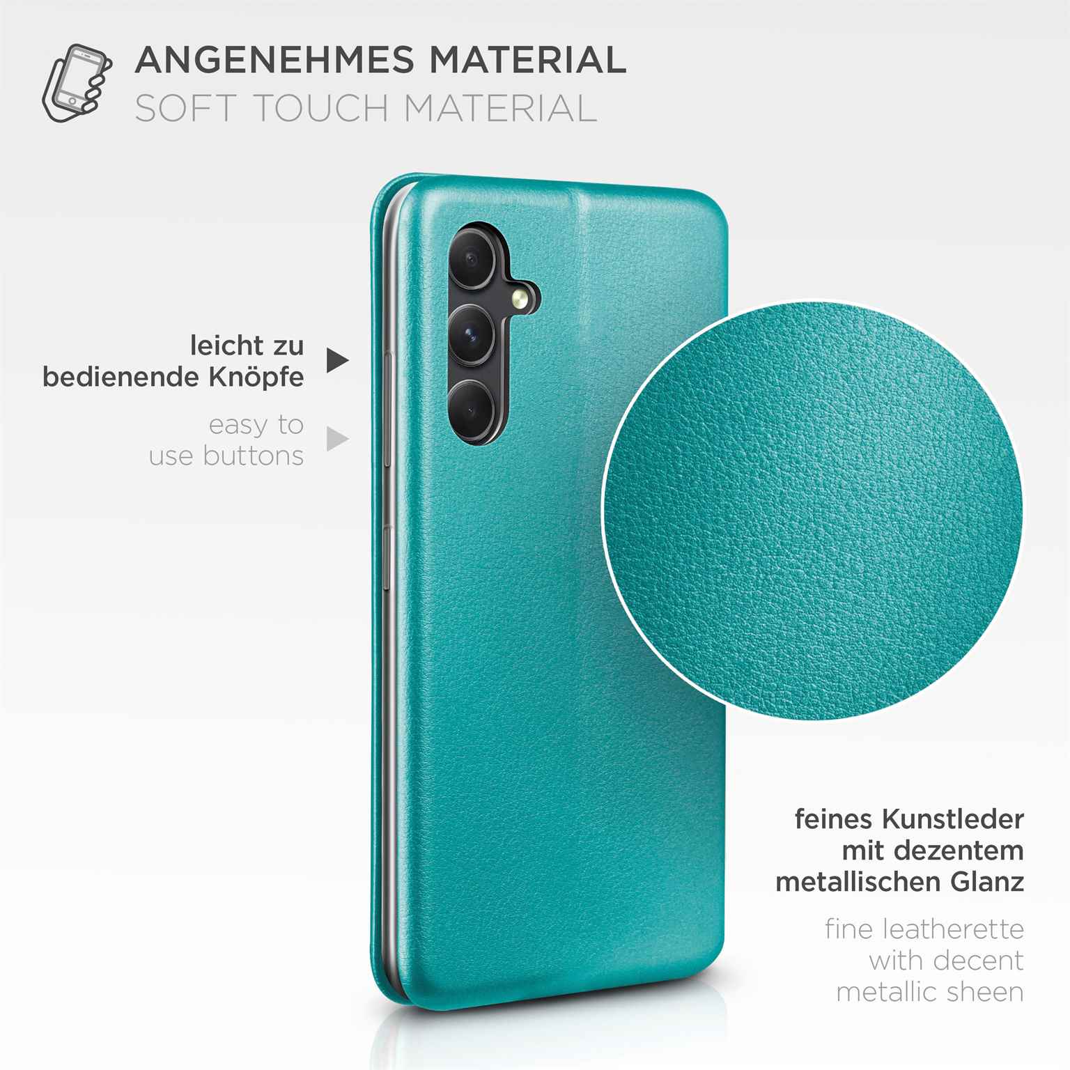 ONEFLOW Business Case Samsung Galaxy A54 5G Handytasche mit Kartenfach – Weiteres Produktbild 5 ONEFLOW Business Case Samsung Galaxy A54 5G Handytasche mit Kartenfach – Weiteres Produktbild 5