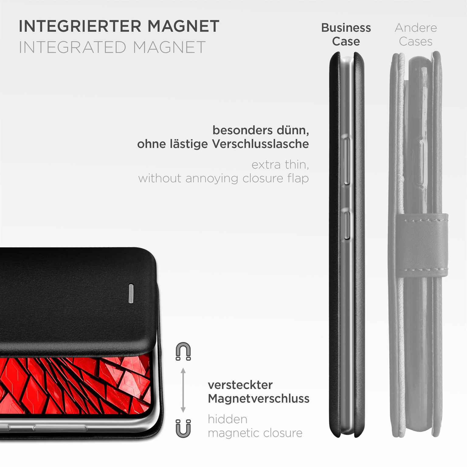 ONEFLOW Business Case Samsung Galaxy A54 5G Handytasche mit Kartenfach – Weiteres Produktbild 6 ONEFLOW Business Case Samsung Galaxy A54 5G Handytasche mit Kartenfach – Weiteres Produktbild 6