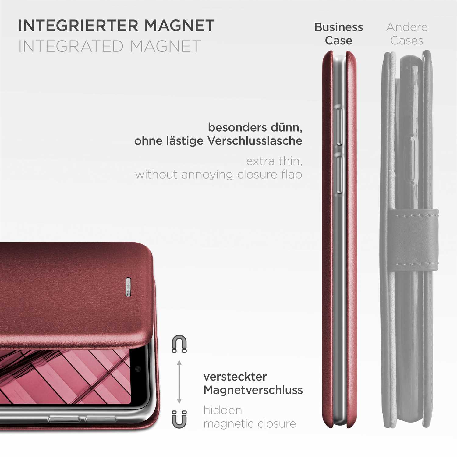 ONEFLOW Business Case Samsung Galaxy A7 (2018) Handytasche mit Kartenfach – Weiteres Produktbild 6 ONEFLOW Business Case Samsung Galaxy A7 (2018) Handytasche mit Kartenfach – Weiteres Produktbild 6