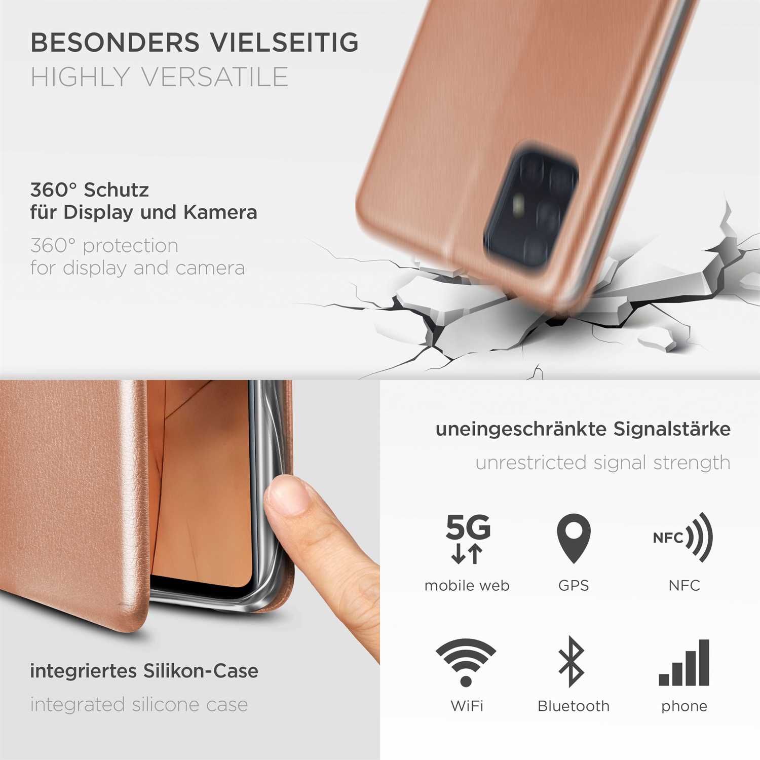 ONEFLOW Business Case Samsung Galaxy A71 Handytasche mit Kartenfach – Weiteres Produktbild 4 ONEFLOW Business Case Samsung Galaxy A71 Handytasche mit Kartenfach – Weiteres Produktbild 4