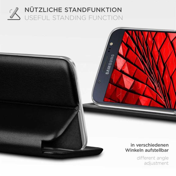 ONEFLOW Business Case Samsung Galaxy J5 (2016) Handytasche mit Kartenfach – Weiteres Produktbild 2
