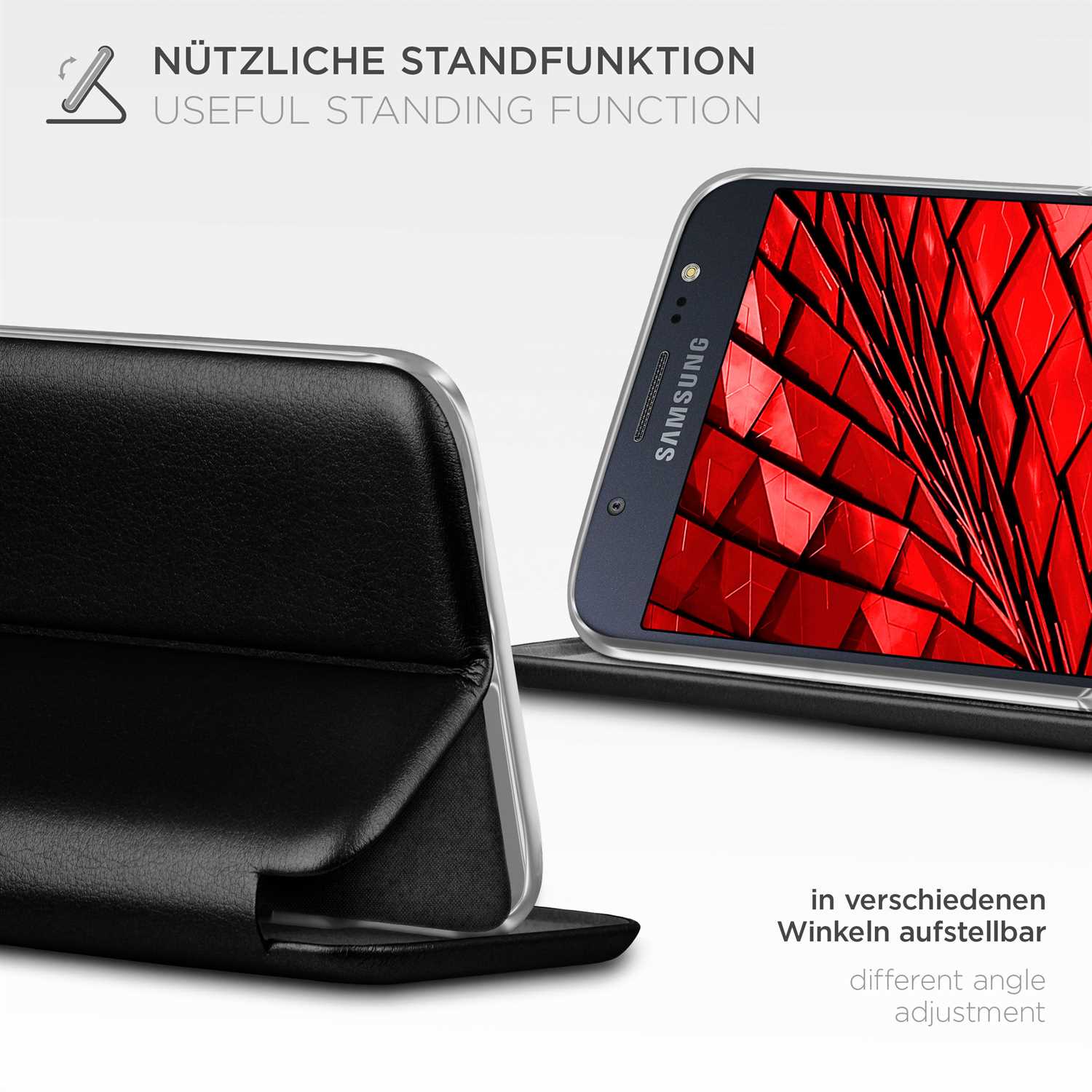 ONEFLOW Business Case Samsung Galaxy J5 (2016) Handytasche mit Kartenfach – Weiteres Produktbild 2