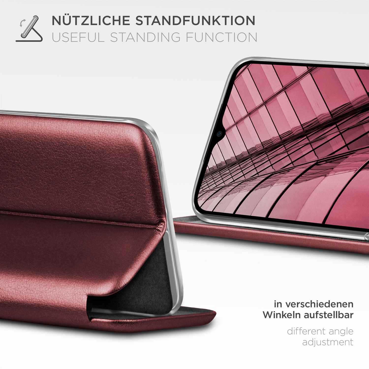 ONEFLOW Business Case Samsung Galaxy M13 Handytasche mit Kartenfach – Weiteres Produktbild 2