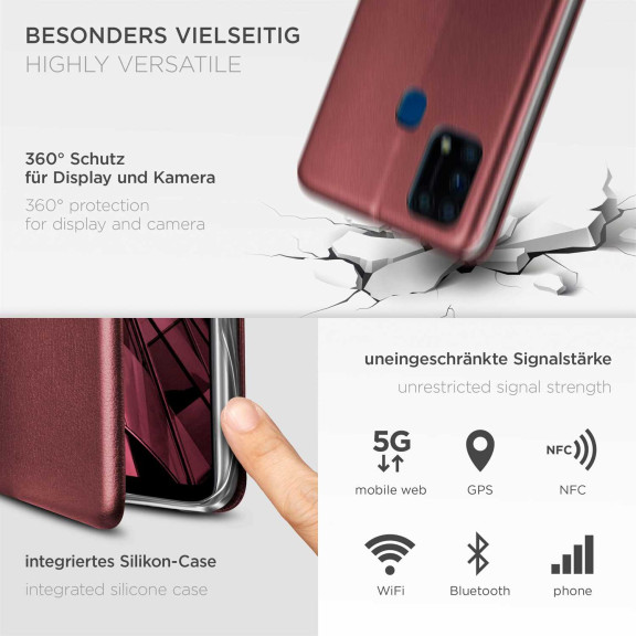 ONEFLOW Business Case Samsung Galaxy M31 Handytasche mit Kartenfach – Weiteres Produktbild 4