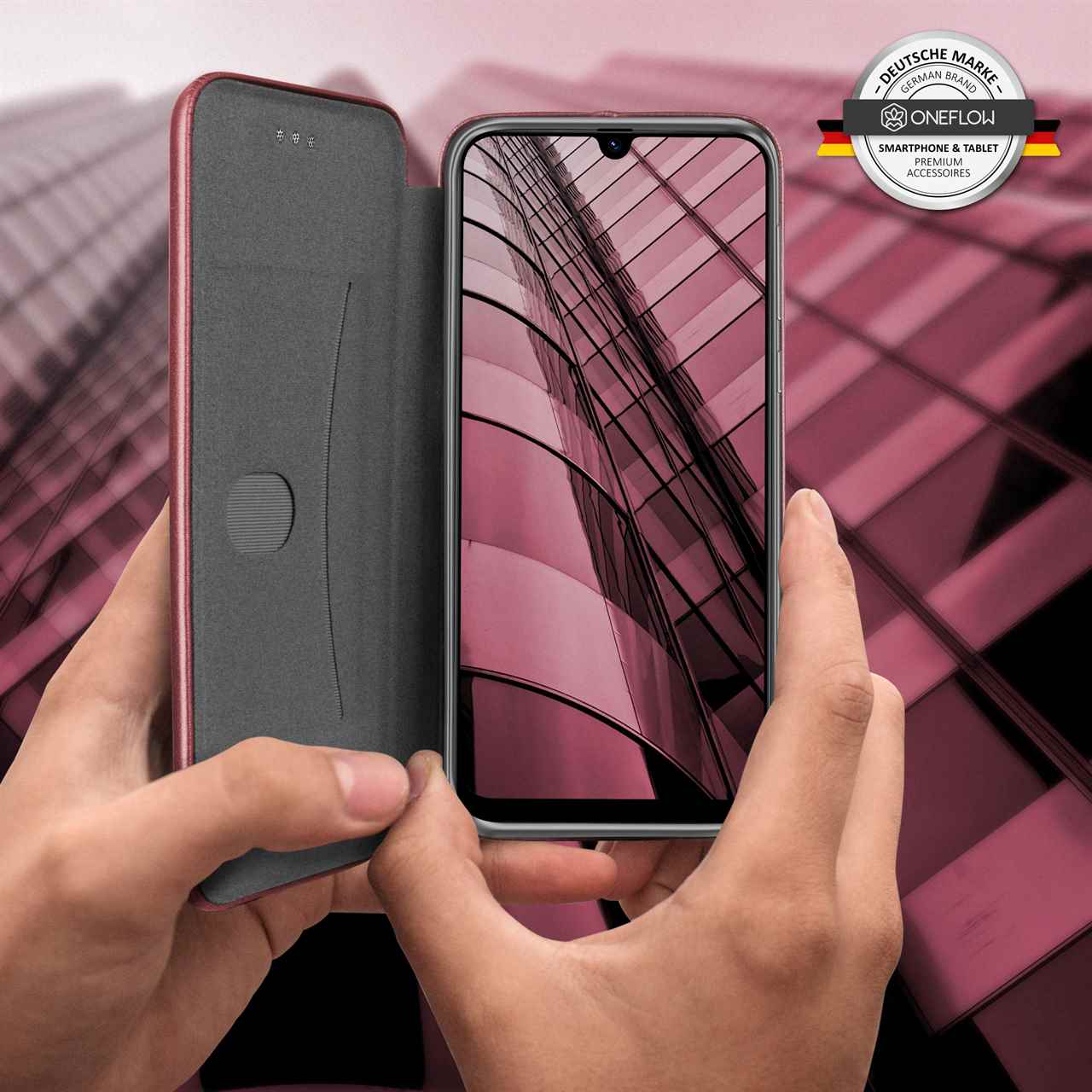 ONEFLOW Business Case Samsung Galaxy M32 Handytasche mit Kartenfach – Weiteres Produktbild 7