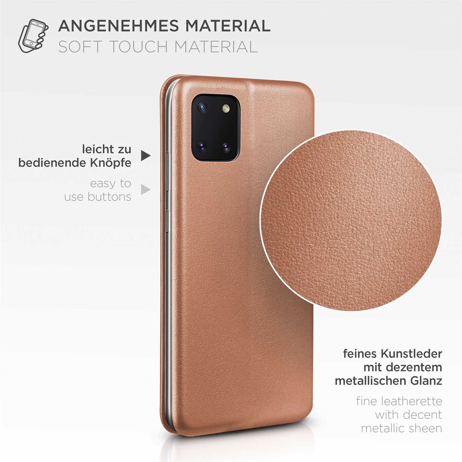 ONEFLOW Business Case Samsung Galaxy Note 10 Lite Handytasche mit Kartenfach – Weiteres Produktbild 5