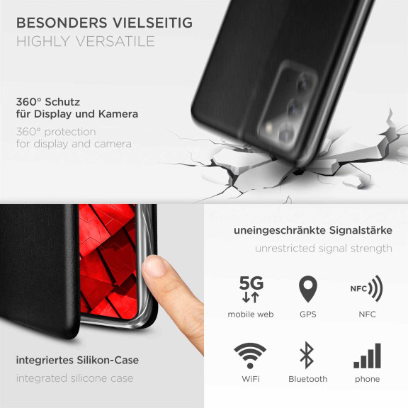 ONEFLOW Business Case Samsung Galaxy Note 20 5G Handytasche mit Kartenfach – Weiteres Produktbild 4