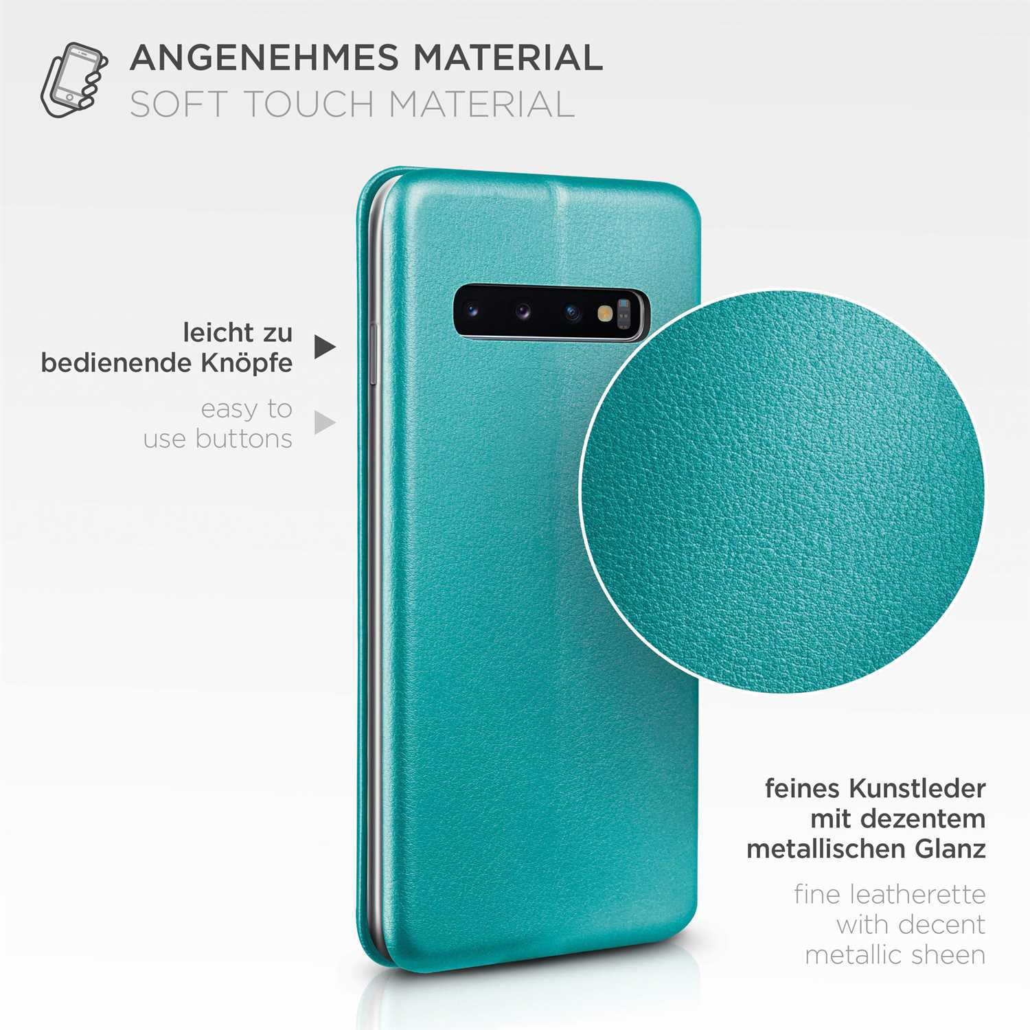 ONEFLOW Business Case Samsung Galaxy S10 Handytasche mit Kartenfach – Weiteres Produktbild 5