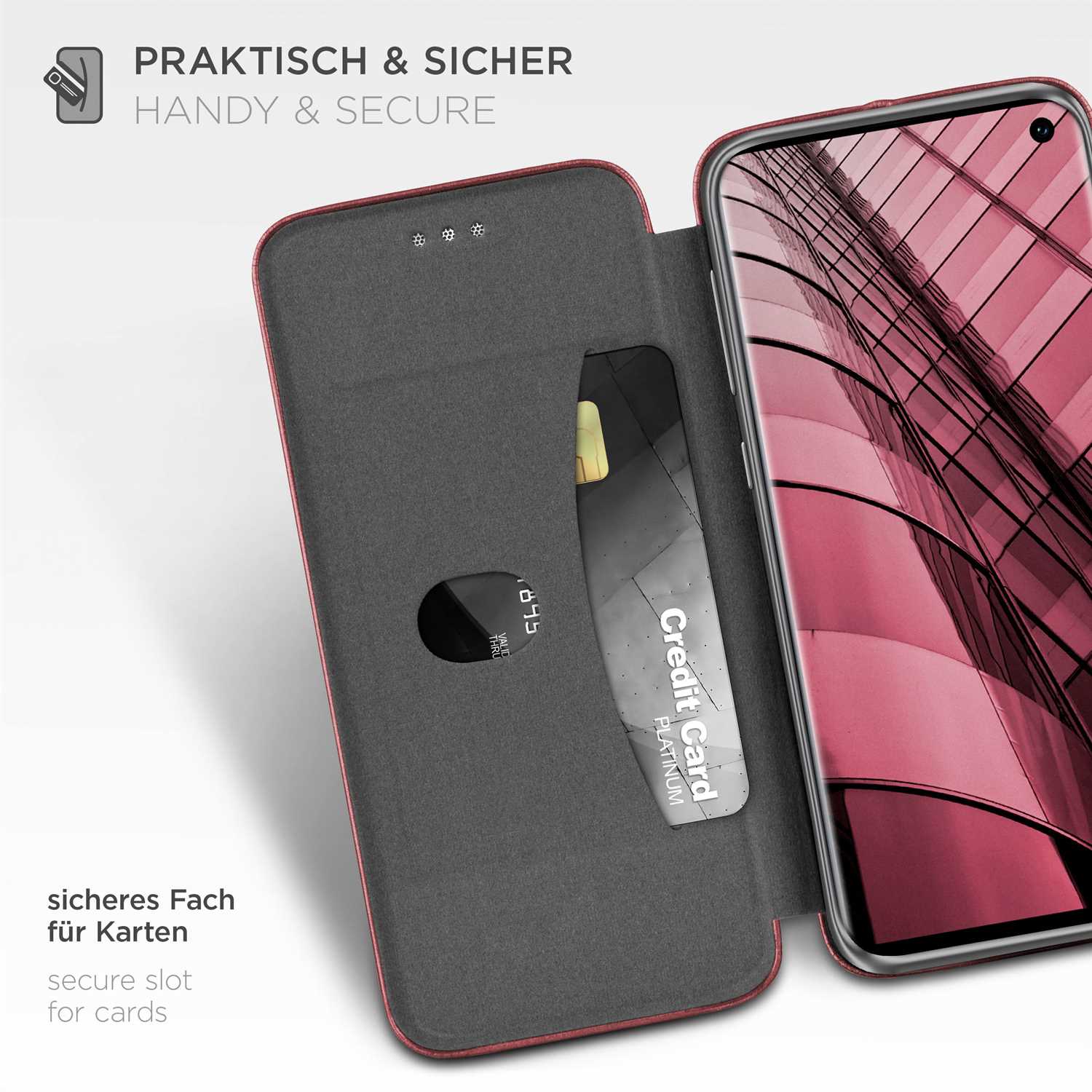ONEFLOW Business Case Samsung Galaxy S10 Handytasche mit Kartenfach – Weiteres Produktbild 3