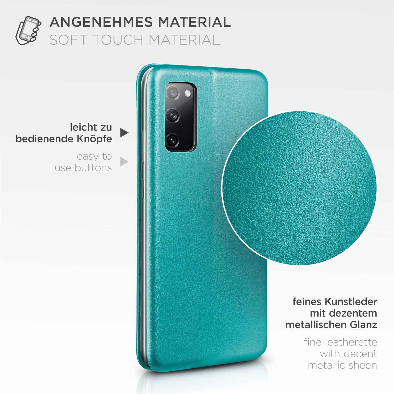ONEFLOW Business Case Samsung Galaxy S20 FE 5G Handytasche mit Kartenfach – Weiteres Produktbild 5