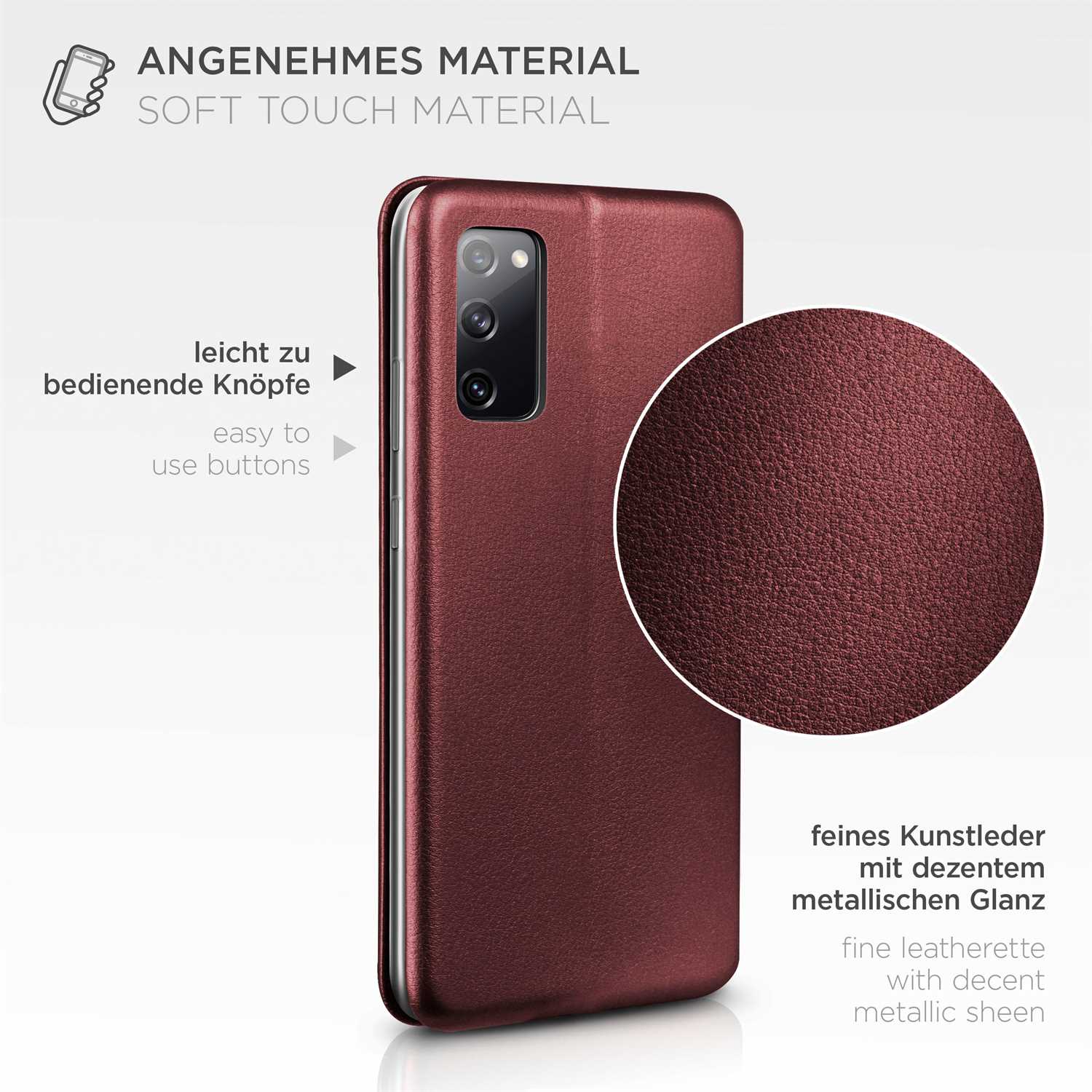 ONEFLOW Business Case Samsung Galaxy S20 FE 5G Handytasche mit Kartenfach – Weiteres Produktbild 5