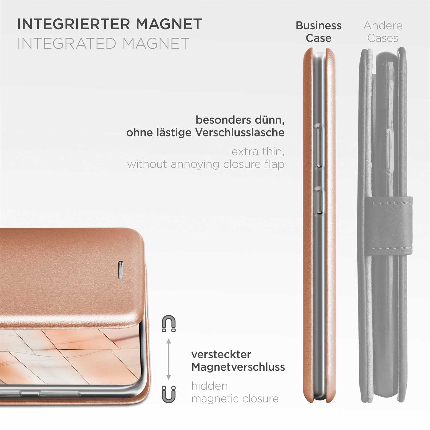 ONEFLOW Business Case Samsung Galaxy S20 Plus Handytasche mit Kartenfach – Weiteres Produktbild 6