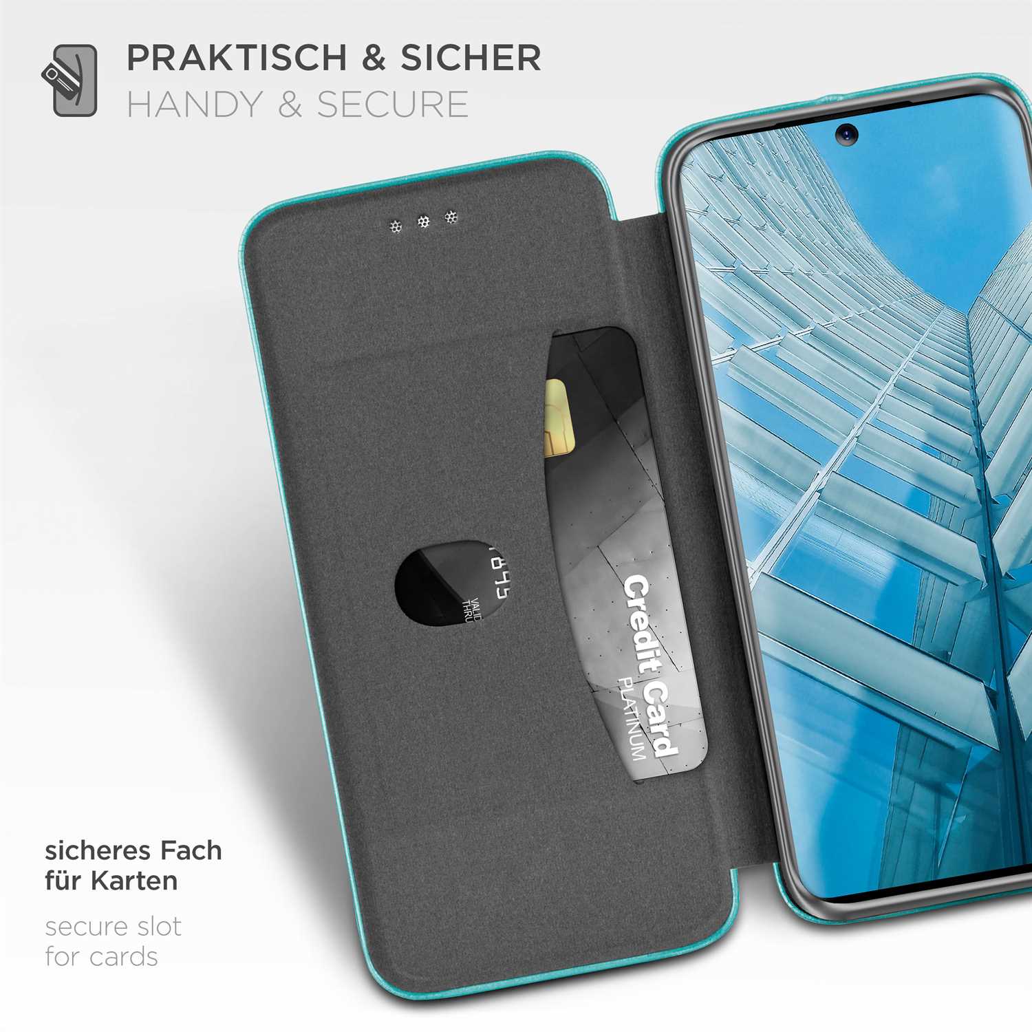 ONEFLOW Business Case Samsung Galaxy S20 Plus 5G Handytasche mit Kartenfach – Weiteres Produktbild 2